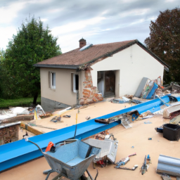 Extension de maison avec véranda-salle à manger Montbrison